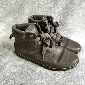 Dr. Martens Meally Women’s 7 Brown Leather Ankle Chukka Boots Lace Up Casual